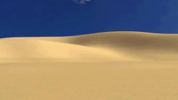 in the vast desert