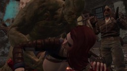 FO4: Raider mutant gets sloppy seconds