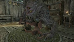 Skyrim Troll Fucks Woman