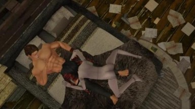 Handsome muscle hunk got rraped by a haunted doll
